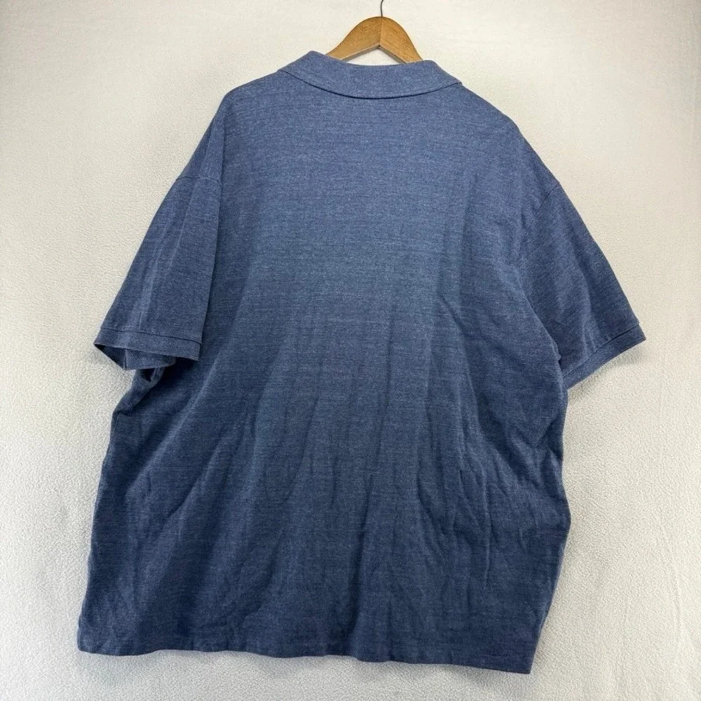 Ralph Lauren Polo Shirt Mens 3XB 3XL Big Blue Polo Pony Logo Embroidered Knit